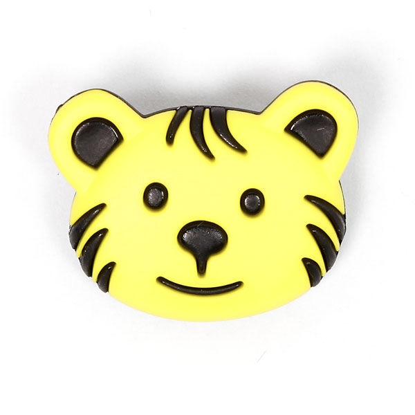 Kunststoffknopf, Tigergesicht 38, image number 1