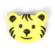 Kunststoffknopf, Tigergesicht 38,  thumbnail number 1
