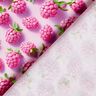 Baumwollstoff Popeline knallige Himbeeren – pastellviolett/apfelgrün,  thumbnail number 4