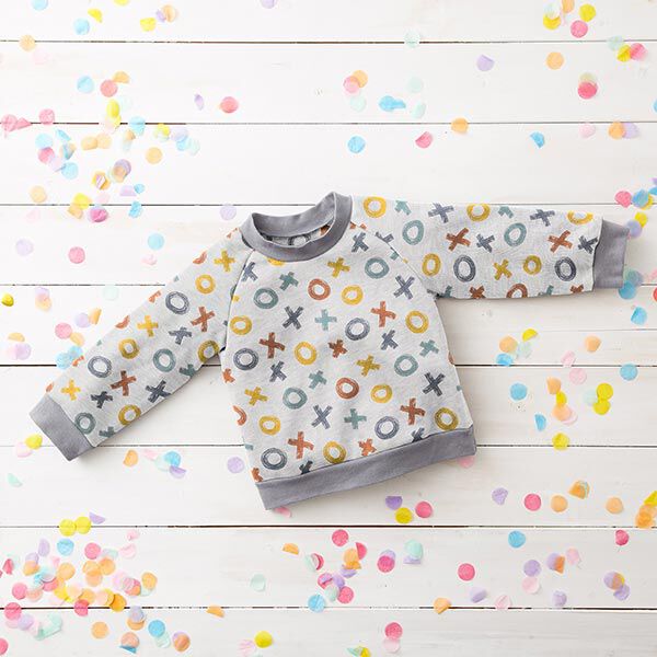 Sweatshirt angeraut Tic-Tac-Toe – natur, image number 8