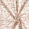 Baumwolljersey rosa Blümchen – elfenbein,  thumbnail number 3