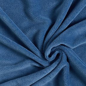 Kuschelfrottee Bambus Uni – taubenblau, 