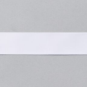 Satinband [25 mm] – weiss, 