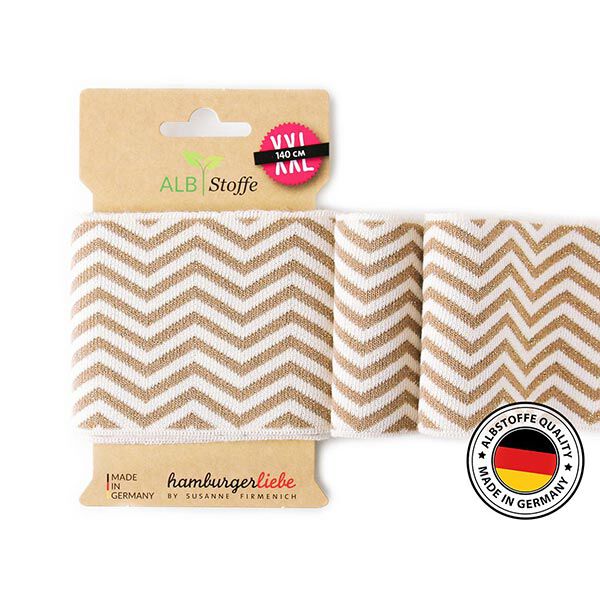 BIO-STRICKBÜNDCHEN CUFF ME ICON GLOW  [140 CM | 7 CM]  | Albstoffe | Hamburger Liebe,  image number 1