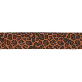 Gurtband Leopard [ Breite: 40 mm ] – bronze/braun, 