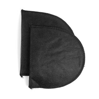 Schulterpolster für Blusen & Kleider [10 x 12 cm] - schwarz | YKK, 