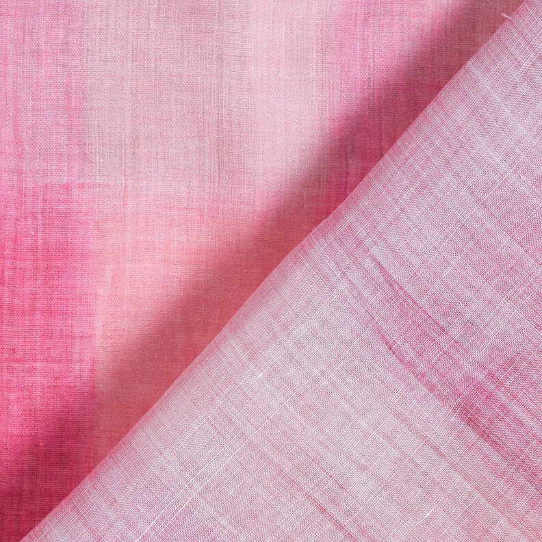 Ramie Chiffon Batik-Karo – intensiv pink,  image number 5