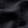 Musselin/ Doppel-Krinkel Gewebe Dobby – schwarz,  thumbnail number 2