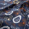 Baumwollpopeline Tiergesichter | Poppy Fabrics – blaugrau,  thumbnail number 2