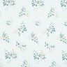 Baumwolljersey Eucalyptus | Glitzerpüppi – weiss/taubenblau,  thumbnail number 1