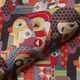 Dekostoff Gobelin abstrakte Gesichter – schwarz,  thumbnail number 2