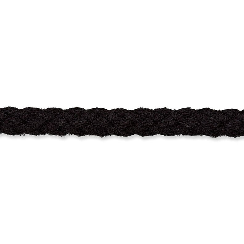 Baumwollkordel [Ø 5 mm] – schwarz,  image number 1