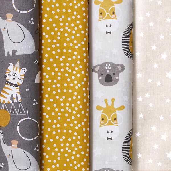 Stoffpaket Popeline Baby – senf, image number 1