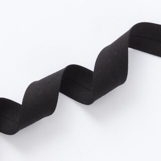 Schrägband Bio-Baumwolle [20 mm] – schwarz, 
