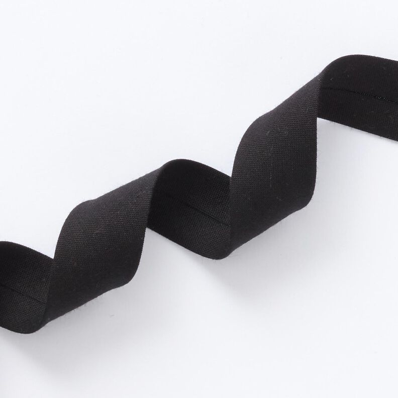 Schrägband Bio-Baumwolle [20 mm] – schwarz,  image number 2