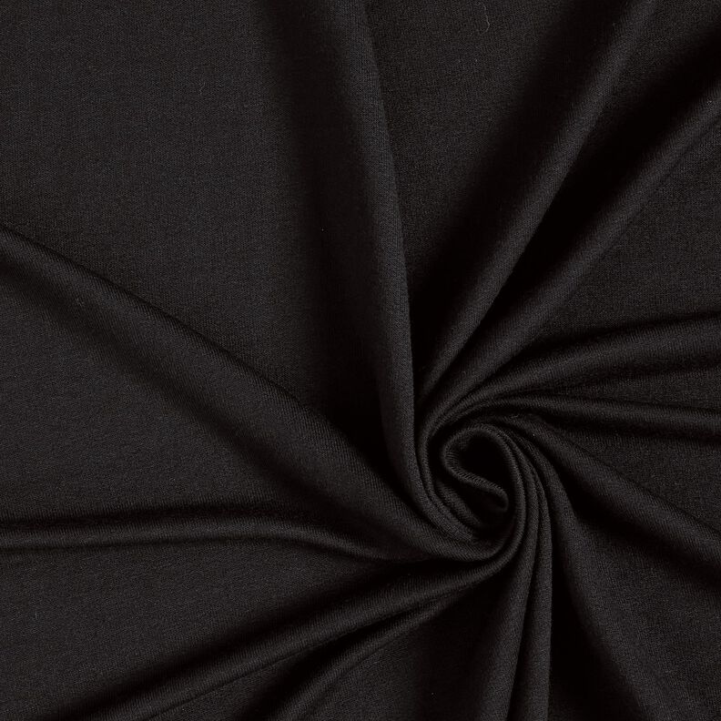 LENZING™ ECOVERO™ French Terry leicht – schwarz,  image number 1