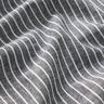 Leinen-Baumwoll-Mix breite Streifen – schwarz/weiss,  thumbnail number 2