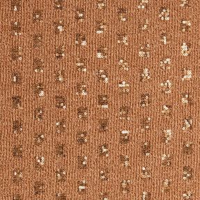 Strickstoff Glitzerpailletten Kästchen – karamell, 