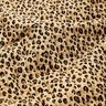 Musselin Steppstoff Leo Print – beige/schwarz,  thumbnail number 3