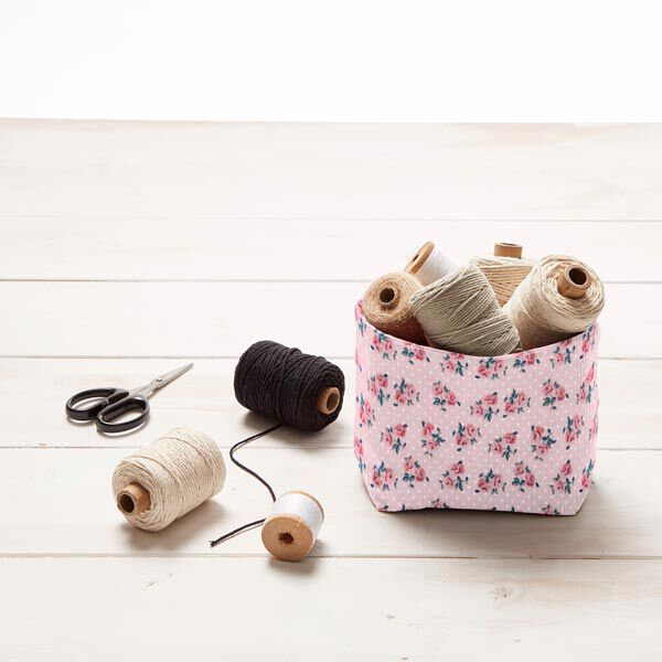 Baumwollstoff Cretonne kleine Rosen – rosa,  image number 7
