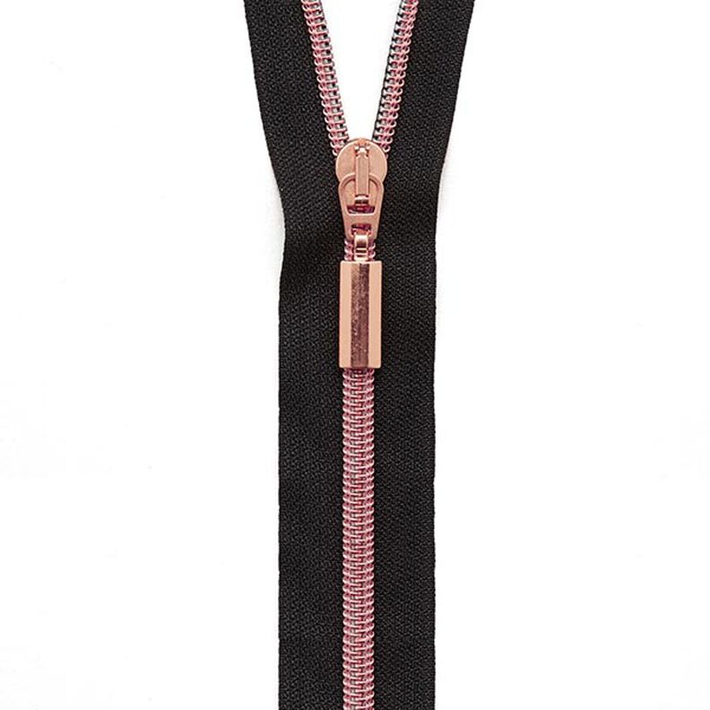 Endlosreißverschluss | Prym – roségold/schwarz,  image number 2
