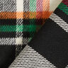 Mantelstoff bunte Karos – schwarz/weiss,  thumbnail number 4