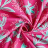 Baumwoll Voile Blumenranken, pink &ndash; intensiv pink/eukalyptus,  thumbnail number 3