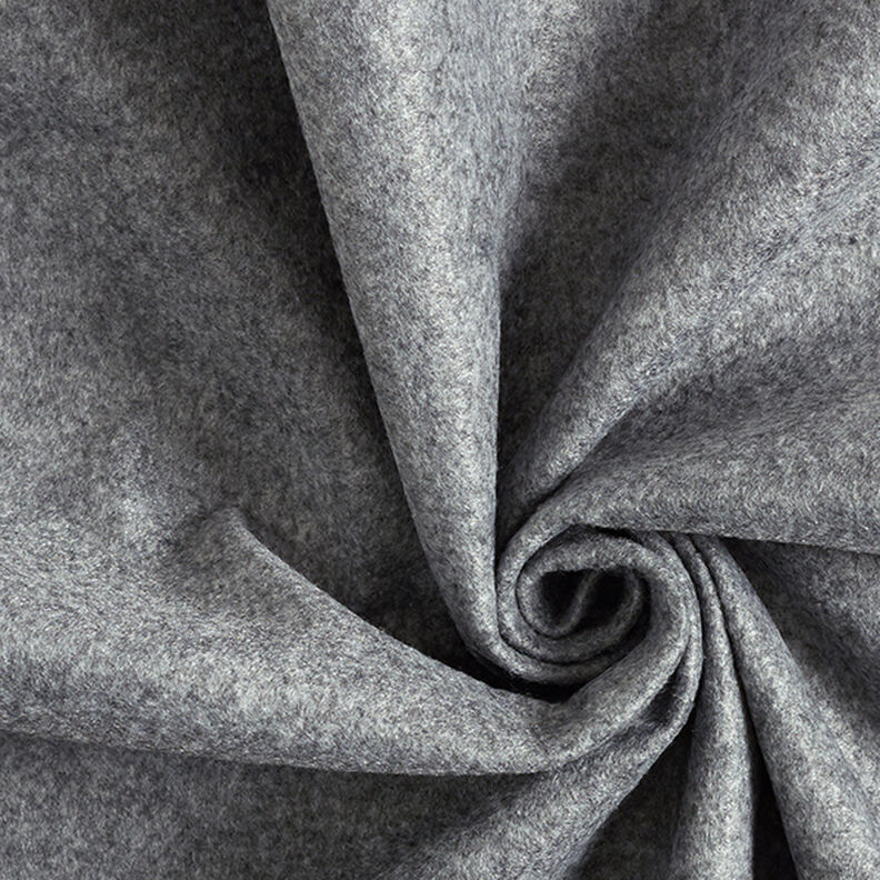 Filz 180 cm / 1,5 mm stark Melange – grau,  image number 1