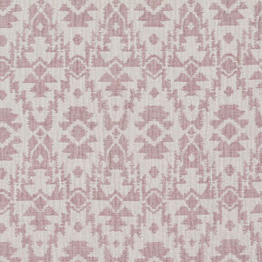Musselin/ Doppel-Krinkel Gewebe Jacquard-Aztekenmuster | by Poppy dunkelaltrosa/nebelgrau, 