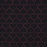 Steppstoff Neon Herzen | Poppy Fabrics – schwarz/neonpink,  thumbnail number 1