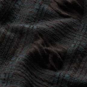 Strickjacquard Argyle Muster – schwarz/tannengrün, 