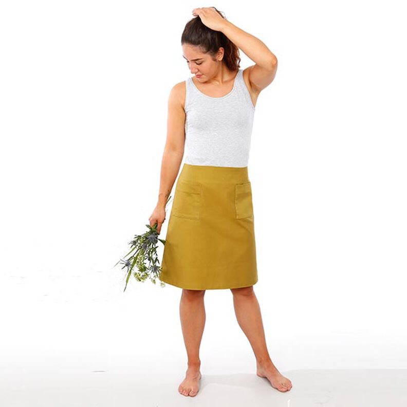 FRAU INA - schlichter Rock mit aufgesetzten Taschen | Studio Schnittreif | XS- XXL,  image number 5