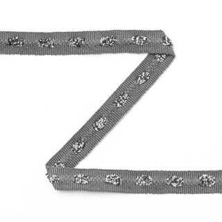 Ripsband Distressed - grau, 