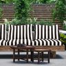 Outdoorstoff Canvas Blockstreifen – schwarz/elfenbein,  thumbnail number 6