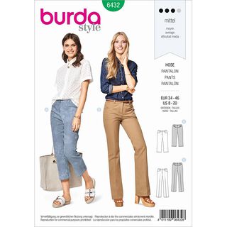 Hose / 7/8 Hose | Burda 6432 | 34-46, 