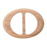 Holzschließe oval – beige,  thumbnail number 1