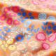 Baumwolljersey Blumenwiese – gelbbraun,  thumbnail number 2