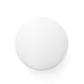 Bezogener Knopf, Brautsatin – weiss, 
