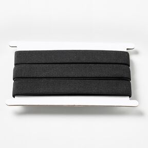 Glattes Gummiband [3 m | 20 mm] – schwarz, 