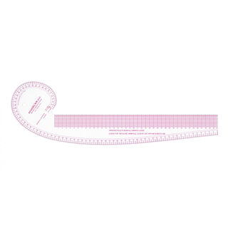 Kurvenlineal [76 x 41 cm] - transparent, 