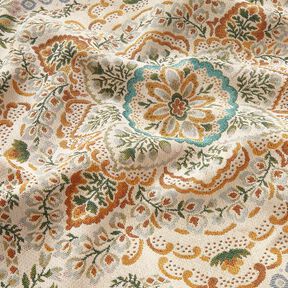 Dekopanel Gobelin großes Mandala – senf/hellbeige, 