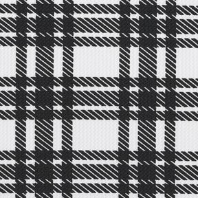 Strickjacquard Karo Struktur – schwarz/weiss, 