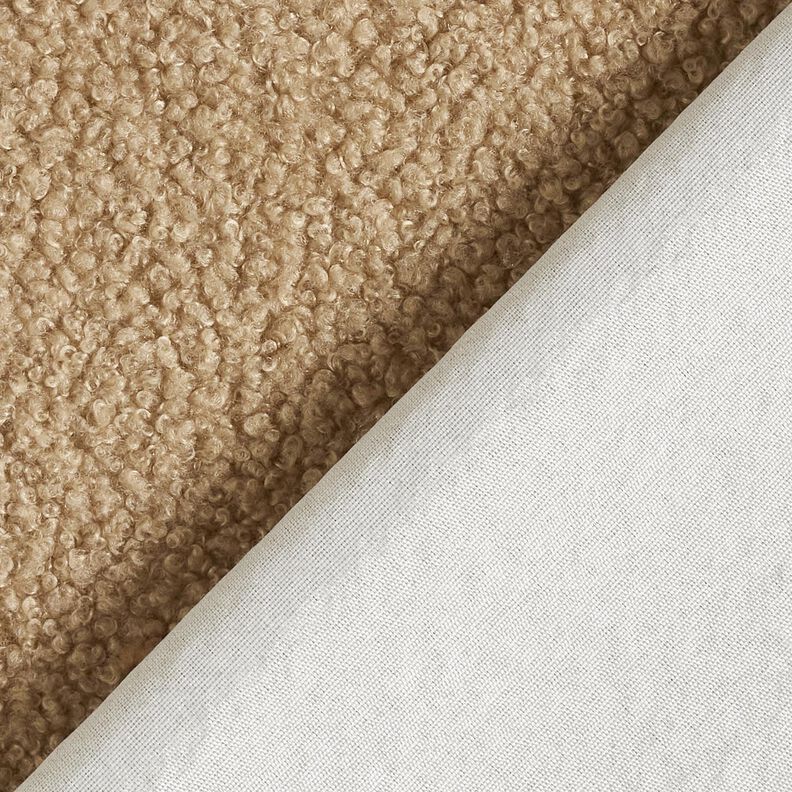Polsterstoff Teddy weich – taupe, image number 3