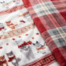 Kuschelfleece Wintertiere – weiss/karminrot,  thumbnail number 6