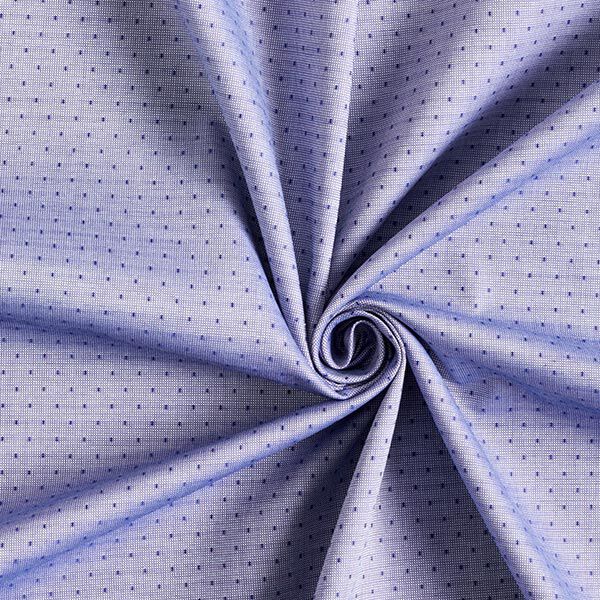 Hemdenstoff Changée Polkadots – blau | Reststück 50cm