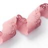 Feston Spitzenband Blätter [ 30 mm ] – rosa,  thumbnail number 1