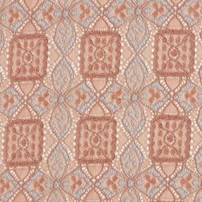 Spitzenstoff Ornamente – hellaltrosa, 