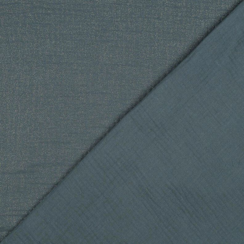 Musselin/ Doppel-Krinkel Gewebe feine Glitzerpunkte | Poppy Fabrics – pinie,  image number 3