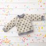 Jacquard Jersey Glitzer-Herzen | Poppy Fabrics – natur/gold metallic,  thumbnail number 6