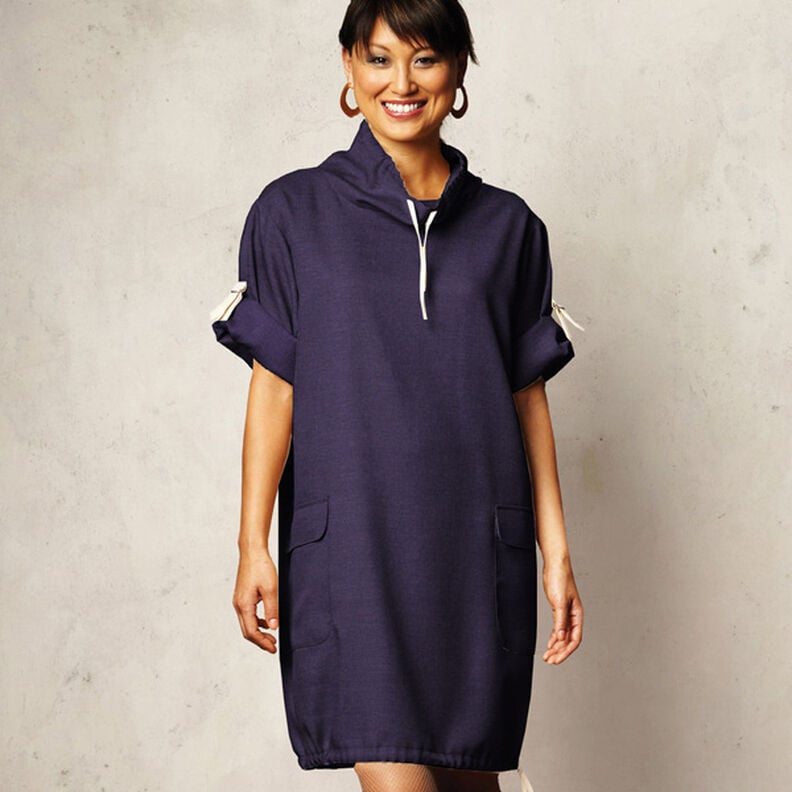 Leichter French Terry Uni – nachtblau,  image number 9